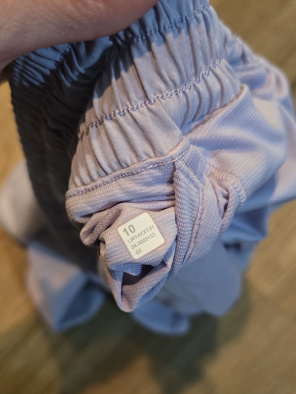 Light Lavender Lulu Hotty Hot Shorts. - Picture 6 of 6